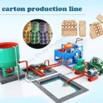 Egg carton production line