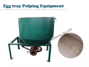 Egg tray pulper