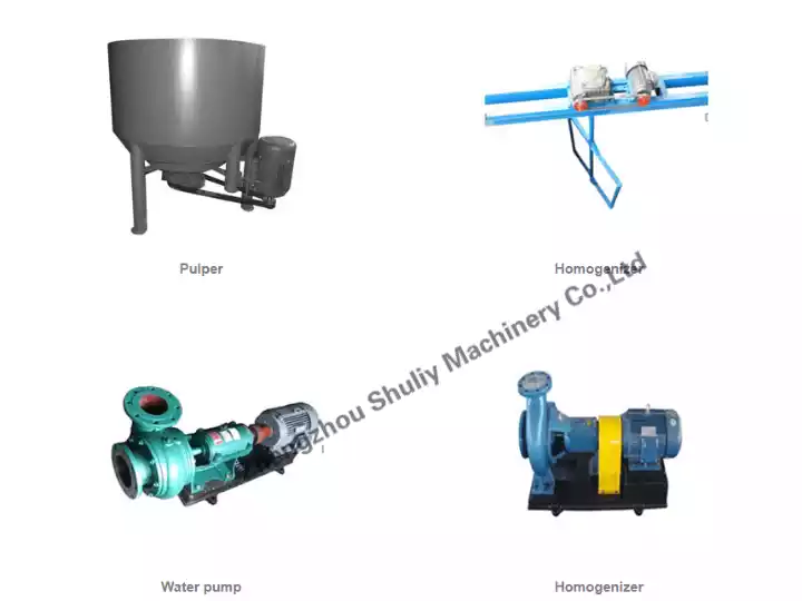 Pulping machine composition