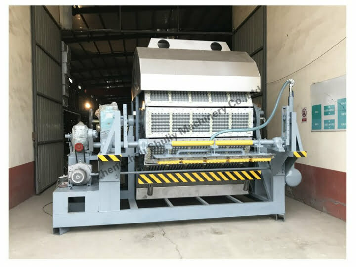 Paper wine tray forming machine