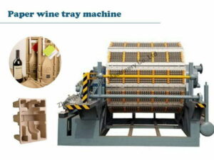 Paper wine tray-making machine