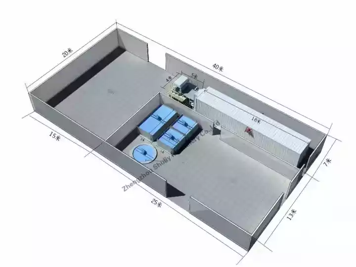 Egg tray factory diagram designed for customers