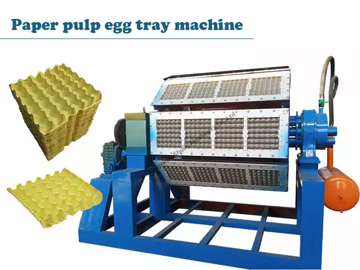 3000pcs/h paper pulp egg tray machine