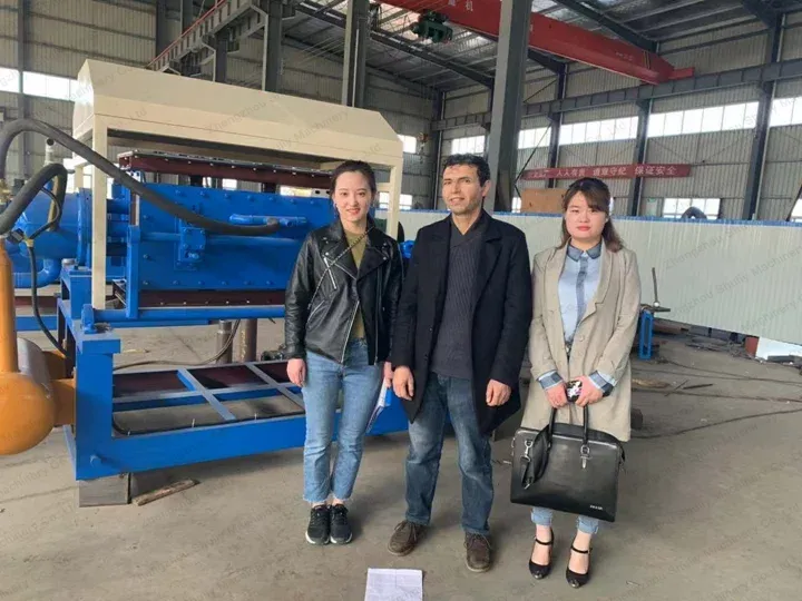 Profitability Analysis Of Purchasing Shuliy Pulp Forming Machine 17 Egg tray machine customer