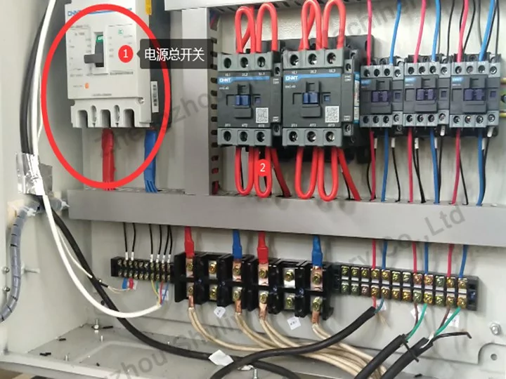 Egg Tray Drying Box 13 Controller internal