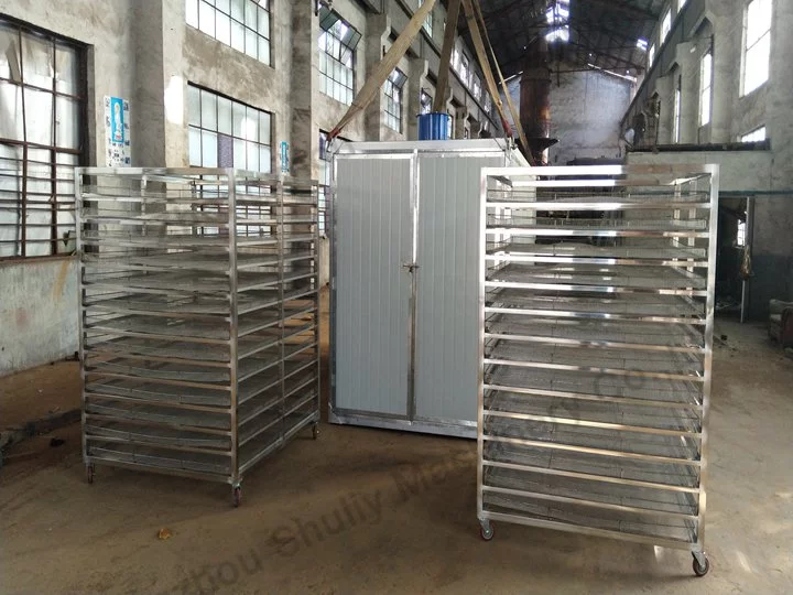 Egg Tray Drying Box 3 Customised trolleys