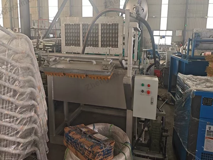 Zambia Customer Successfully Introduced Egg Tray Machine 1 Egg trays ready for packing