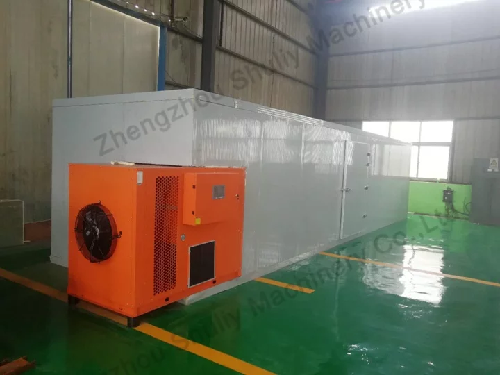 Egg Tray Drying Box 8 Heat pump drying room