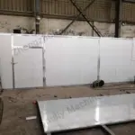 Sala de secagem com porta lateral única