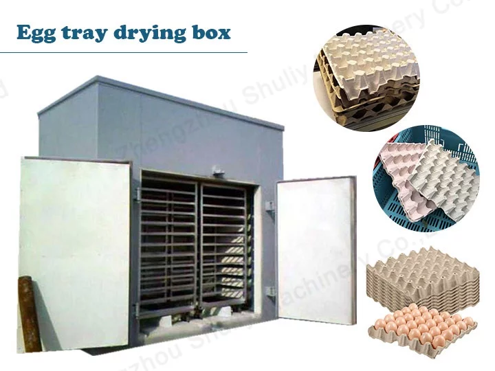 Egg tray drying box