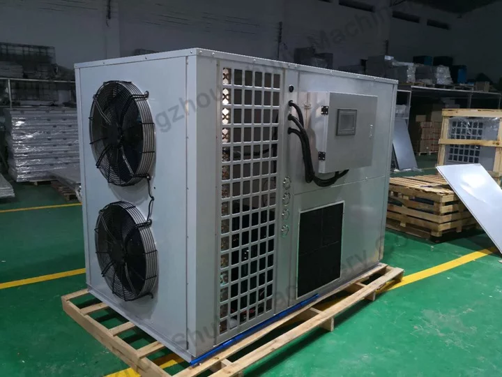 Egg Tray Drying Box 9 Heat pumps