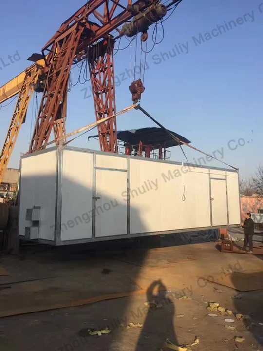 Egg Tray Drying Box 22 Shuliy drying room shipment