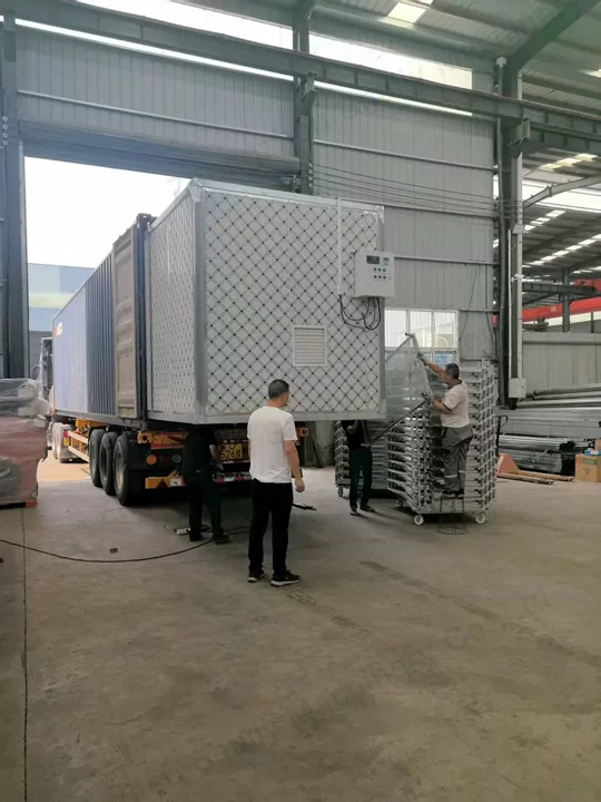 Drying room loading
