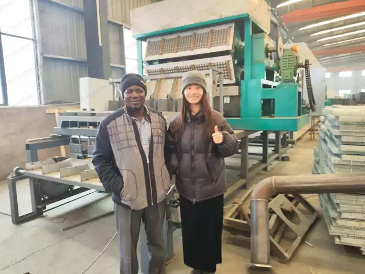 Burkina faso egg tray making machine