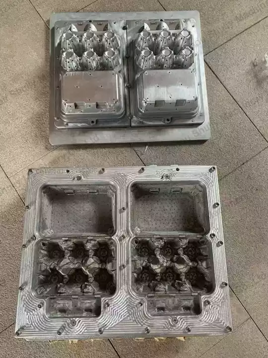 Aluminum egg tray mould