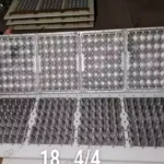 Composite material egg tray mold half metal half plastic