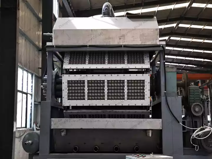 Disposable toilet seat cover pulp molding machine