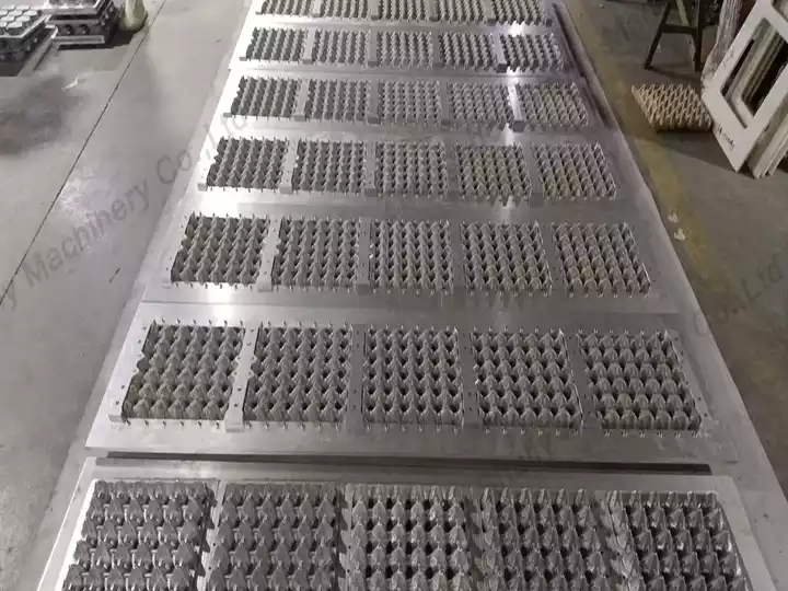 Full aluminum pulp egg tray mold