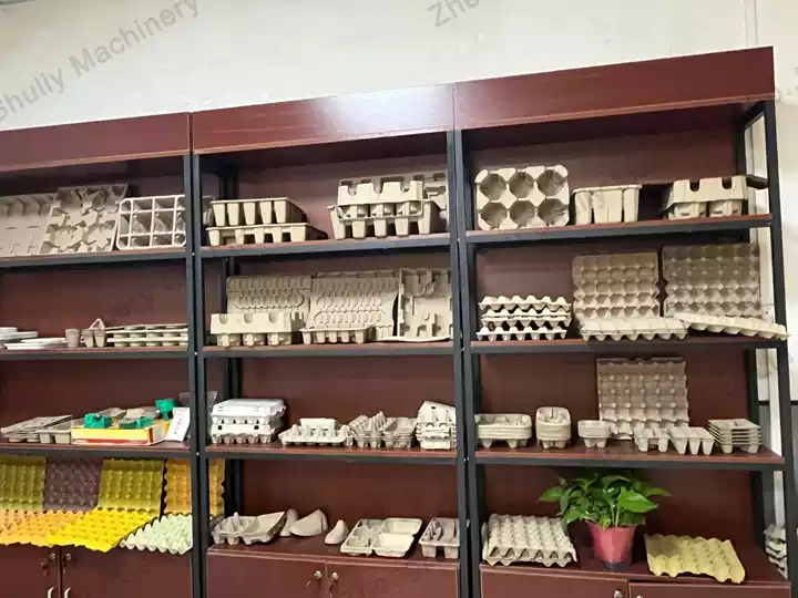 Pulp molding egg tray